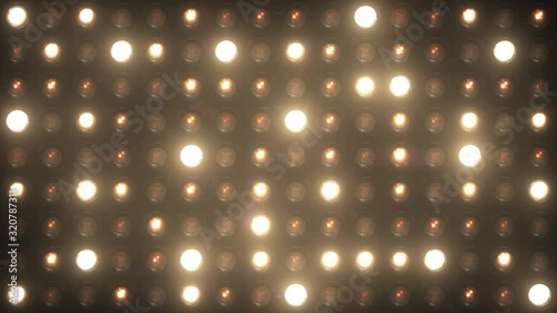 Lights Flashing Wall Showtec VJ Stage Floodlight 4K Blinder Blinking Lights Flash Club Flashlights Disco Lights Matrix Beam Lights Bulb Halogen Headlamp Lamp Nightclub Turn Off On Loop