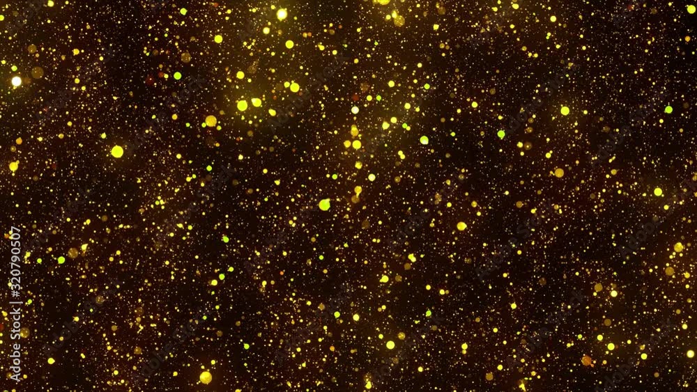 Christmas Gold Sparkles Glitter Animation Glamour Luxury Awards Show Glow Shining Ceremony Lights 4K  Background Video Animation