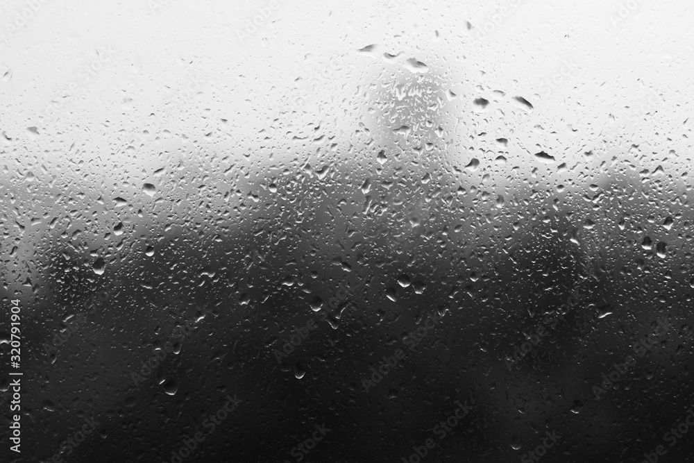 rain drops on the window