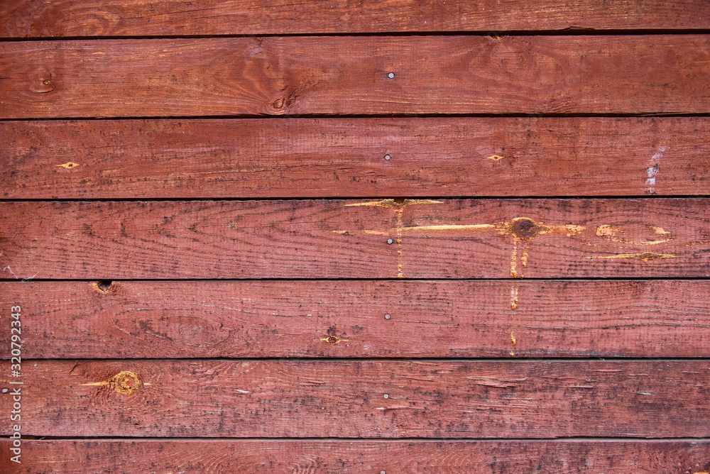 Fototapeta premium Brown wooden old wall background