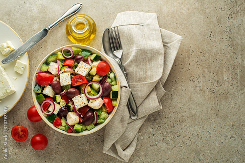 Greek salad photo