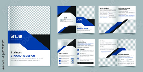 Corporate 8 page brochure design