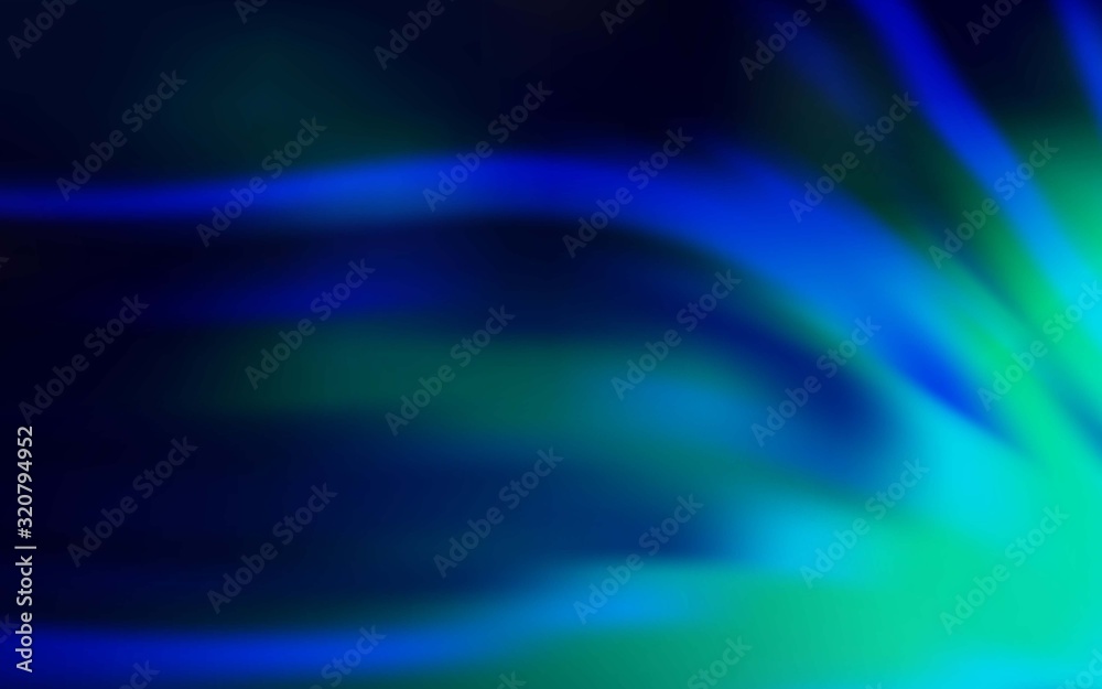 Dark BLUE vector blurred bright template. Modern abstract illustration with gradient. Completely new design for your business.