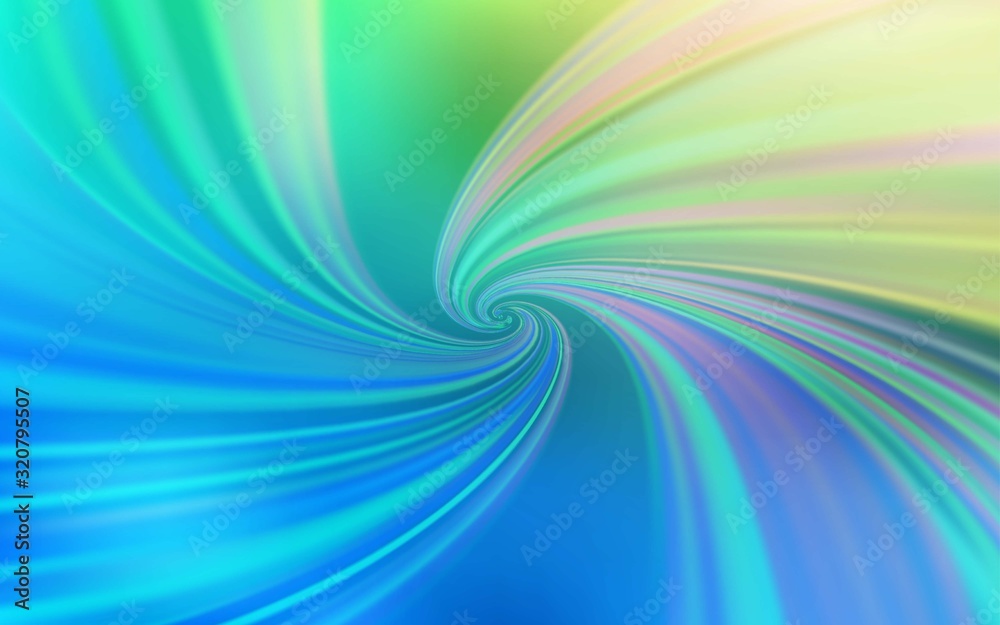 Light Blue, Green vector background with wry lines. A completely new colorful illustration in simple style. Abstract style for your business design.