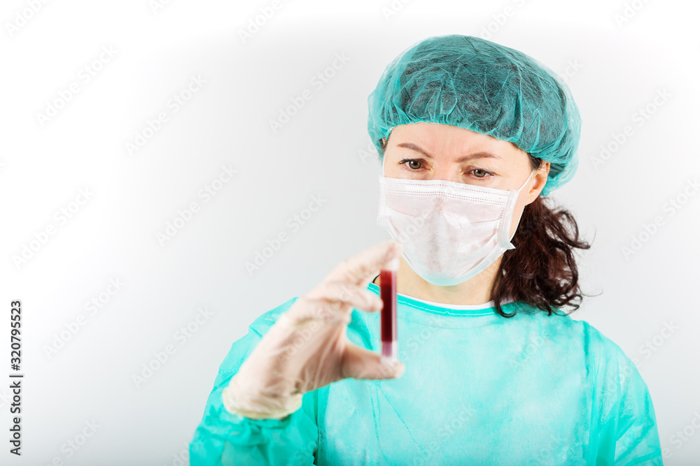 Coronavirus 2019-nCoV Blood Sample. Coronavirus 2019-nCoV Blood Sample.