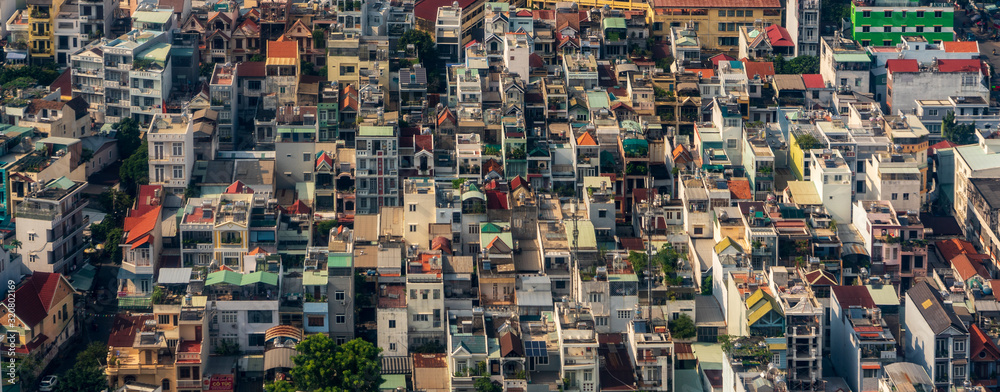 City scape of Ho Chi Minh, Vietnam