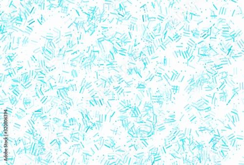 Light Blue  Green vector background with straight lines  dots.