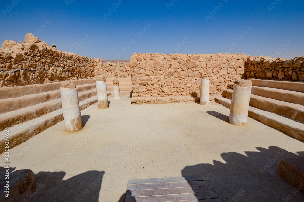 Ruins of the Masada, Israel.