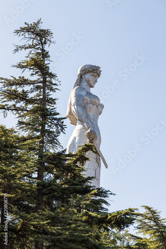 Monument Mother of Georgia - Mother Kartli was built on top of Sololaksky Hill in honor of the 1500th anniversary of Tbilisi photo