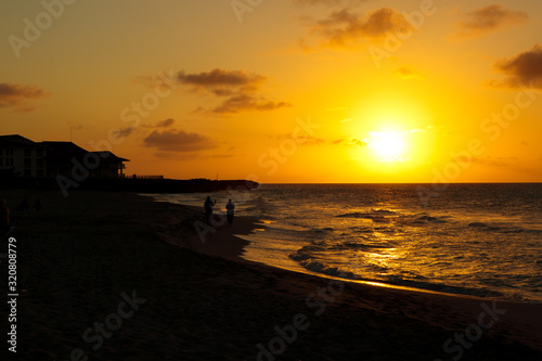 Golden sunset over the Atlantic ocean © Zenebio