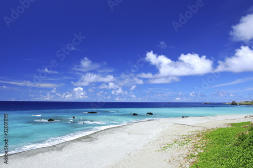 Scenic shot of Badai Bay Beach Lanyu island