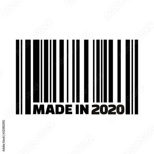 Made in 2020 Barcode icon
