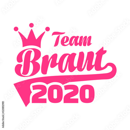 Team bride 2020 crown german