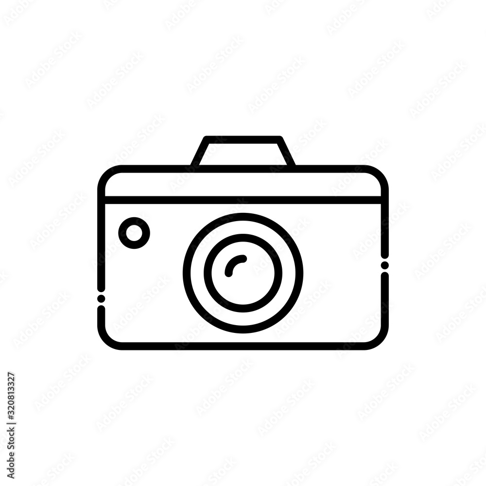 Camera Vector Icon Style Illustration. Advertising and Media EPS 10 Camera Vector Icon Style Illustration. Advertising and Media EPS 10