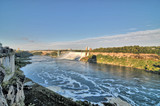 Niagara – wodospad na rzece Niagara, na granicy Kanady, prowincja Ontario i USA, stan Nowy Jork. 