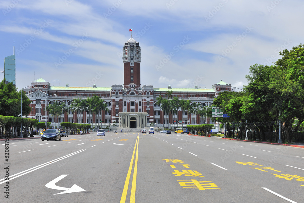Naklejka premium Presidential Office Building in Taipei