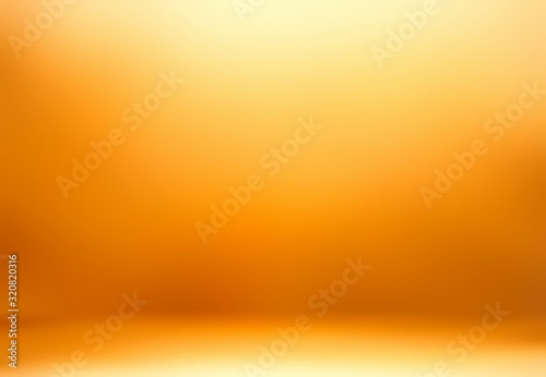 Canvas Print 3d yellow room empty background
