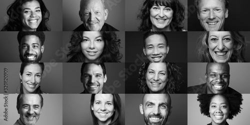Portraits of different people