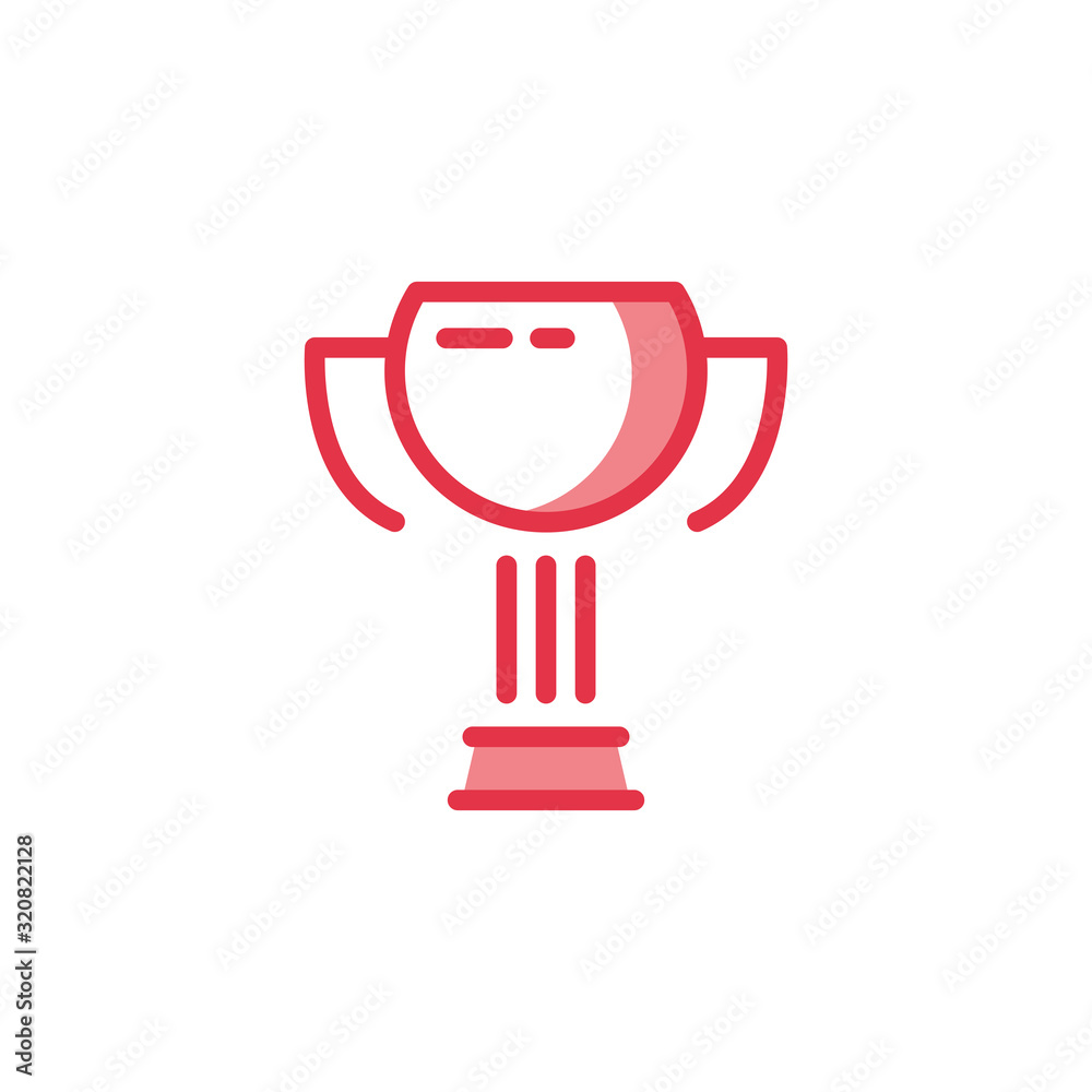 Isolated trophy icon vector design Isolated trophy icon vector design