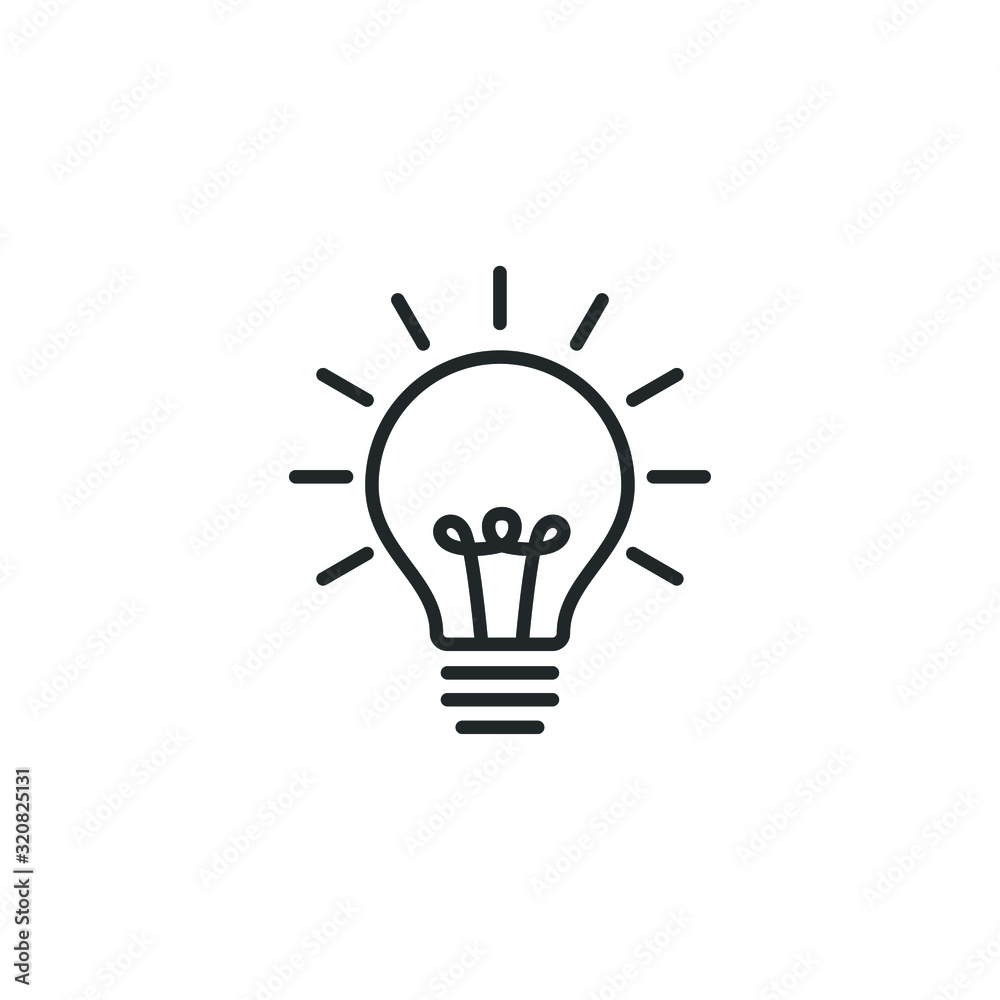 Light Bulb icon template color editable. lamp symbol vector sign isolated on white background illustration for graphic and web design. Light Bulb icon template color editable. lamp symbol vector sign isolated on white background illustration for graphic and web design.