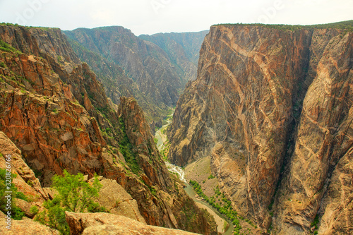 Black Canyon of the Gunnison National Park - an American national park located in western Colorado .