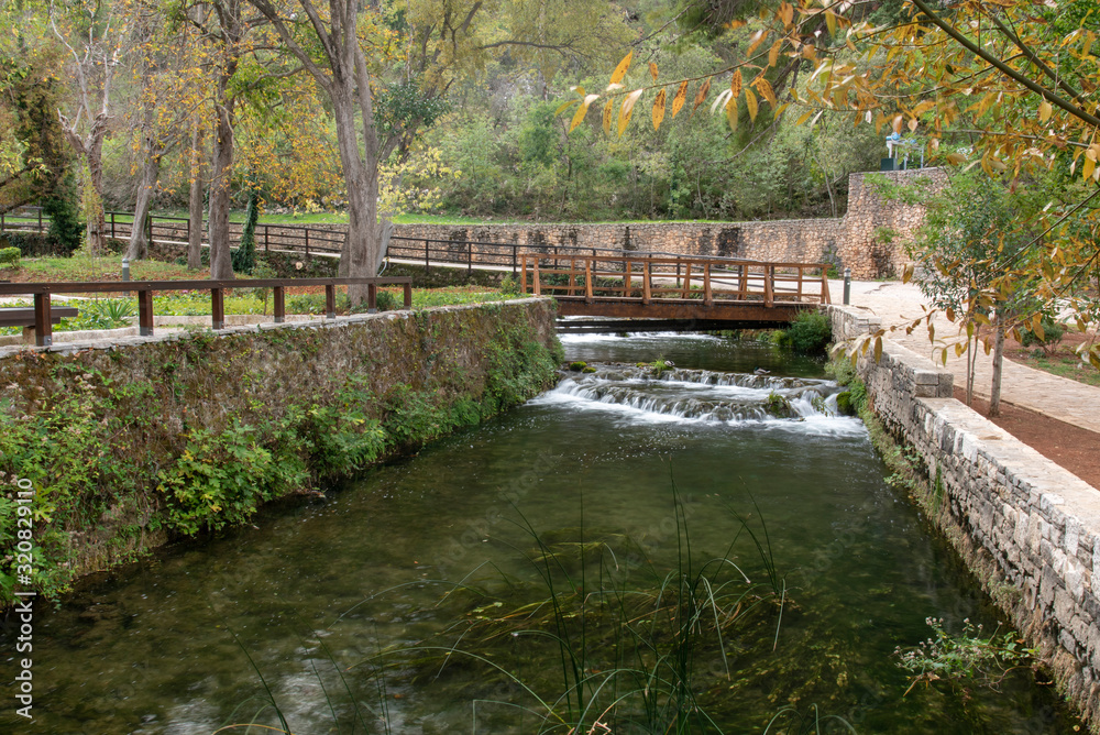 Cascading Waterfalls Skradinski Buk. Krka