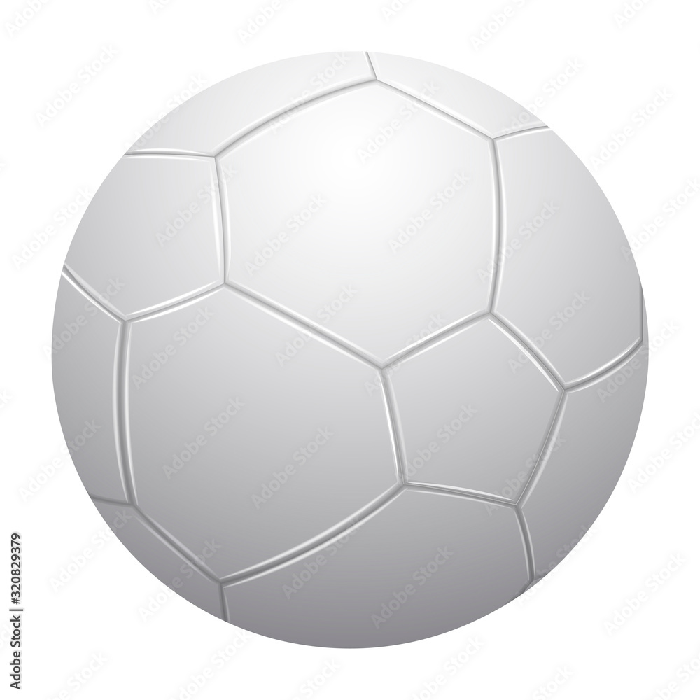 Fototapeta premium Isolated realistic soccer ball