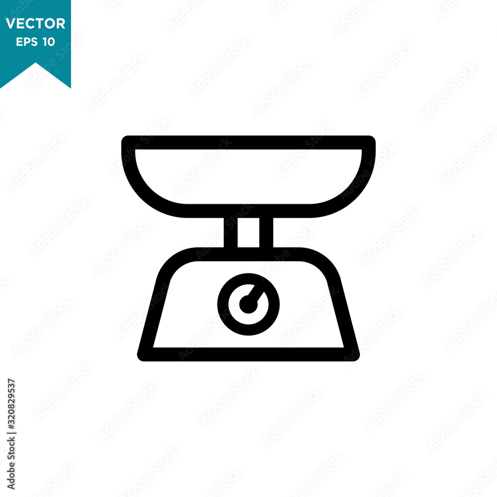 scale vector icon in trendy flat style scale vector icon in trendy flat style