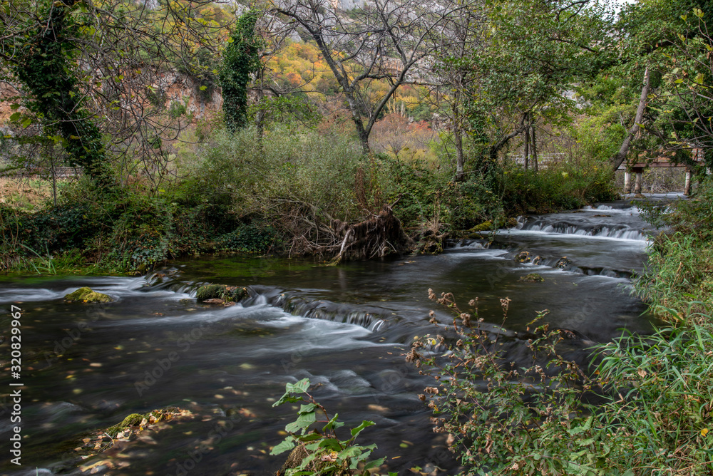 Cascading Waterfalls Skradinski Buk. Krka