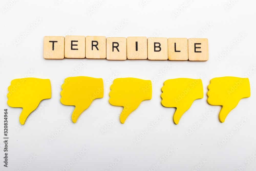 Obraz premium Thumbs Up Thumbs Down