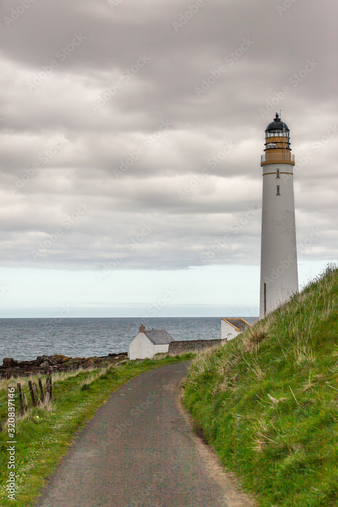 MONTROSE SCOTLAND - 2015 MAY 13. Nice place to walk to Scurdie Ness lighthouse at  Ferryden.