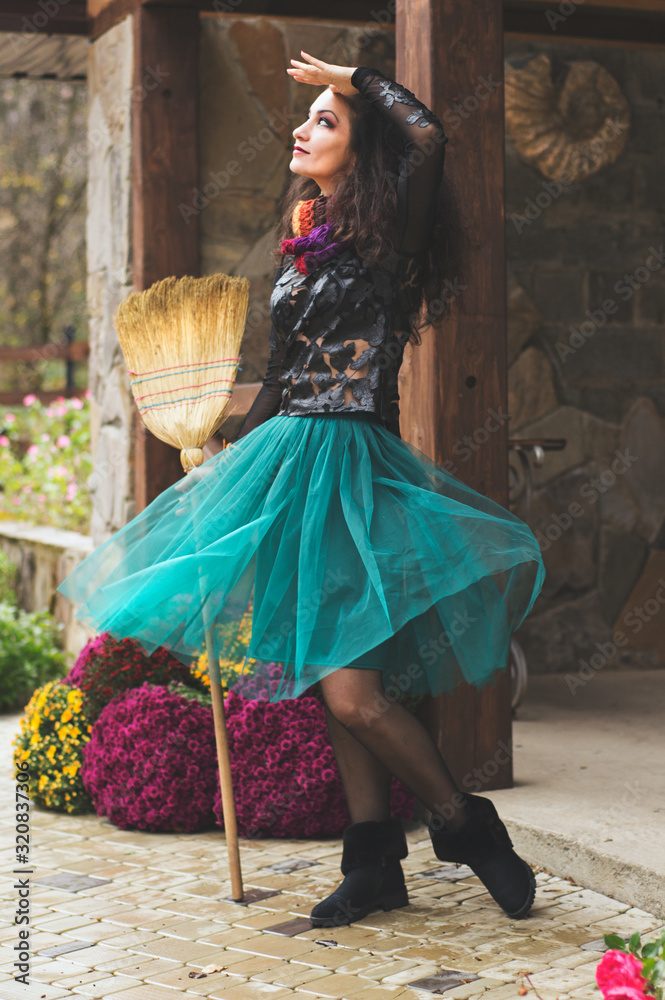 the woman in the green skirt is a witch the woman in the green skirt is a witch
