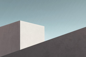 minimal modern architecture building