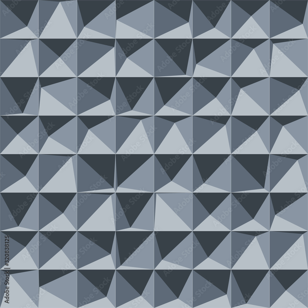Obraz premium Abstract Structure Blocks Generative Art background illustration