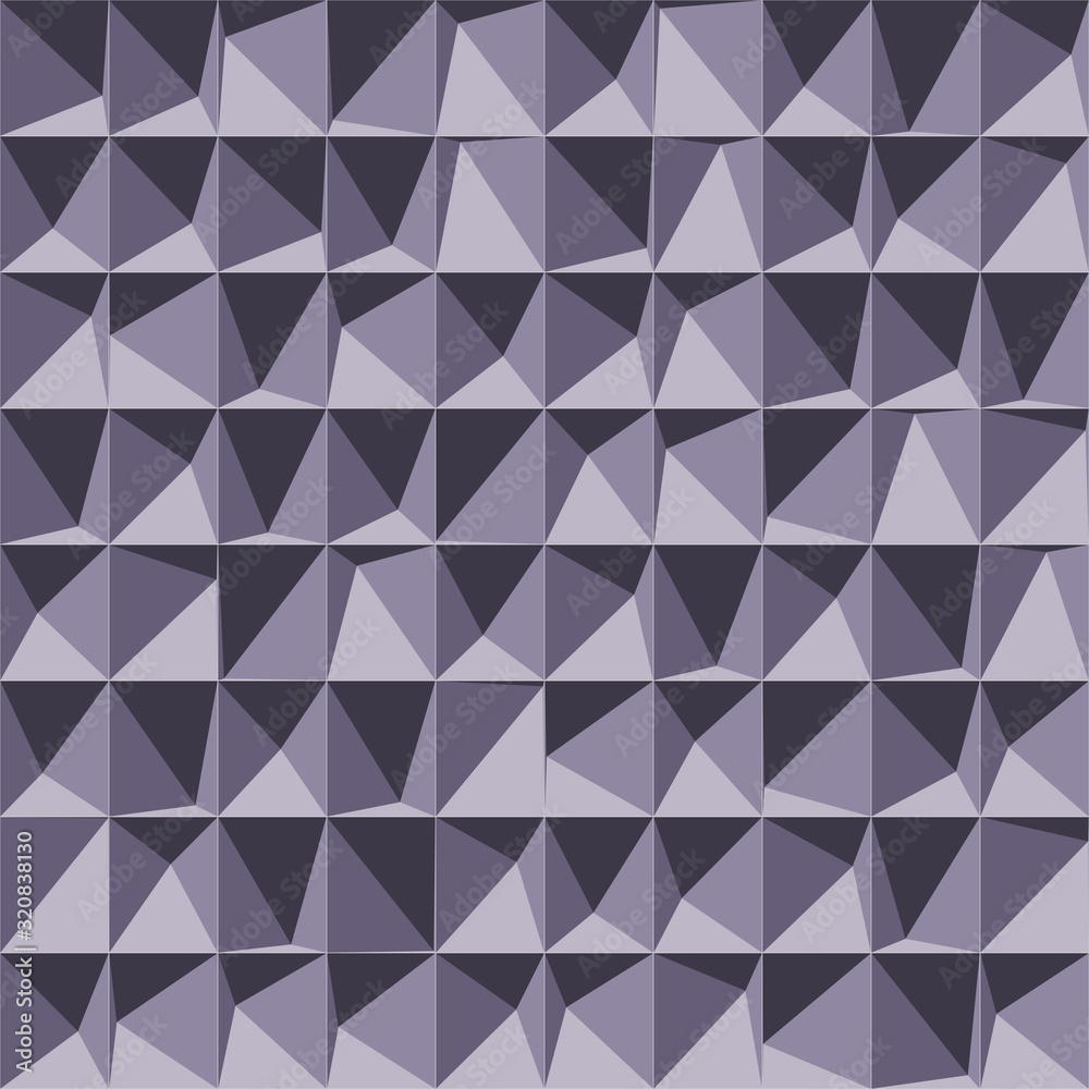 Abstract Structure Blocks Generative Art background illustration