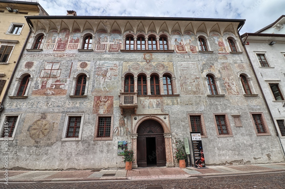 Fototapeta premium Palazzo Geremia in Trento, Italy
