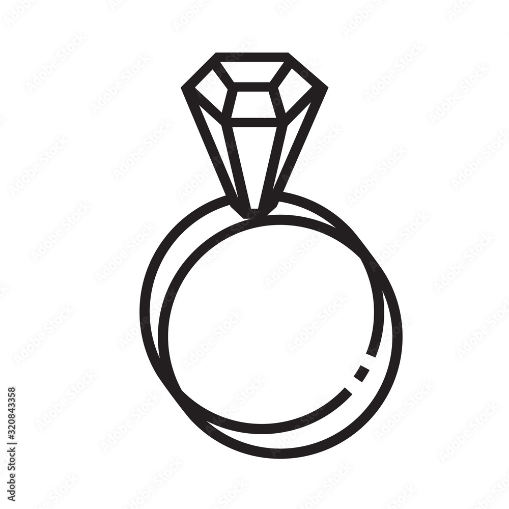 Ring icon is in line and pixel perfect style. Jewellery symbol for web design. Ring icon is in line and pixel perfect style. Jewellery symbol for web design.
