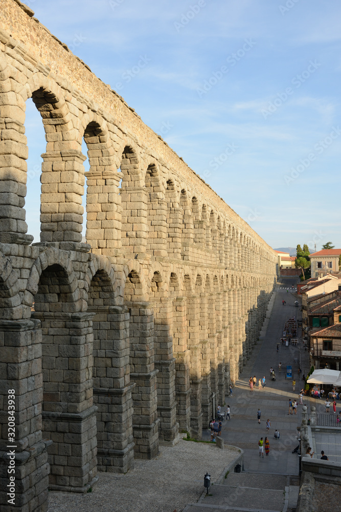 Acueducto de Segovia., España
