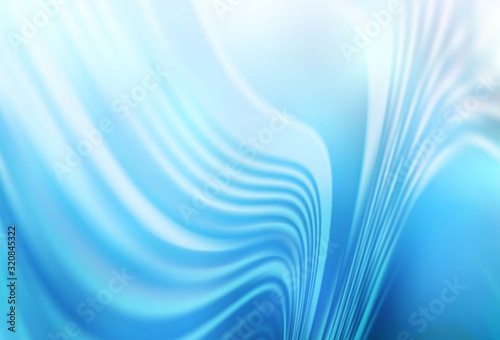 Light BLUE vector background with curved lines. A circumflex abstract illustration with gradient. Template for cell phone screens.