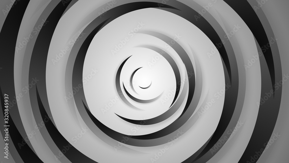 Gray black circles abstract background.3D illustration with paper cut style. Gray black circles abstract background.3D illustration with paper cut style.