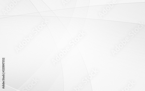 Abstract geometric white and gray curve line gradient texture background. with space for concept design Technology and modern.