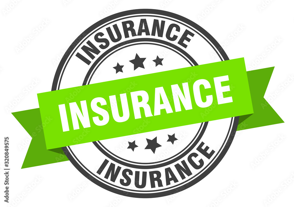 insurance label. insuranceround band sign. insurance stamp insurance label. insuranceround band sign. insurance stamp
