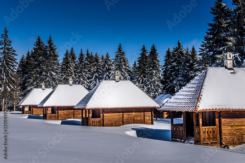 Mountain Golija, Serbia, bungalow accommodation © Andrej