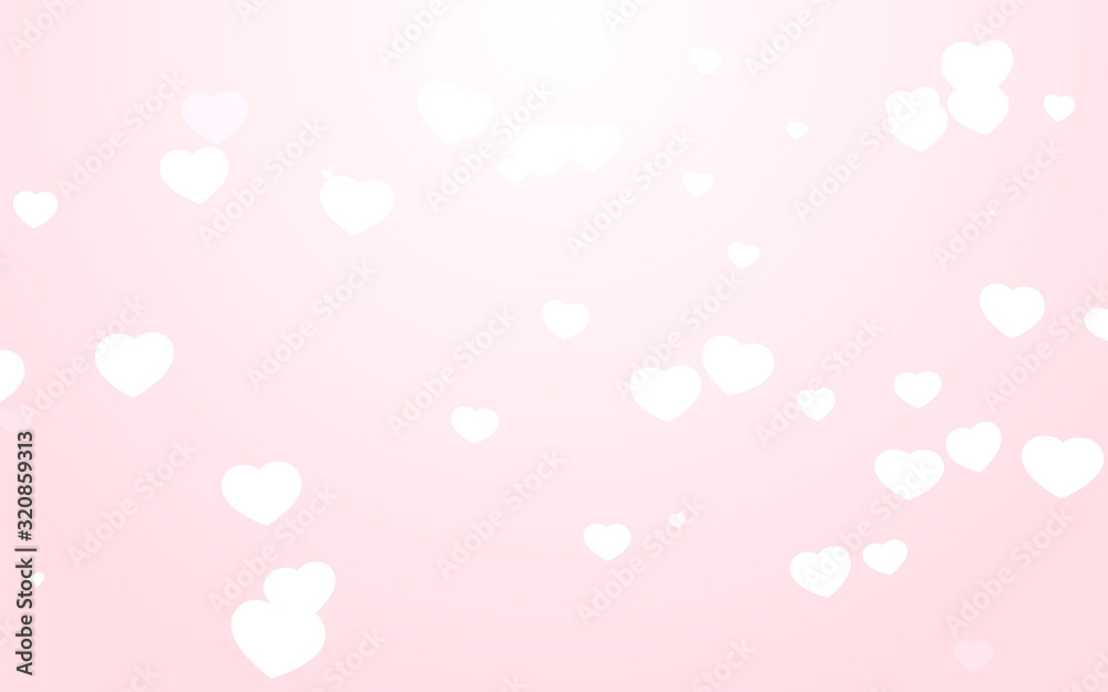 Valentine day white hearts on pink background. Valentine day white hearts on pink background.