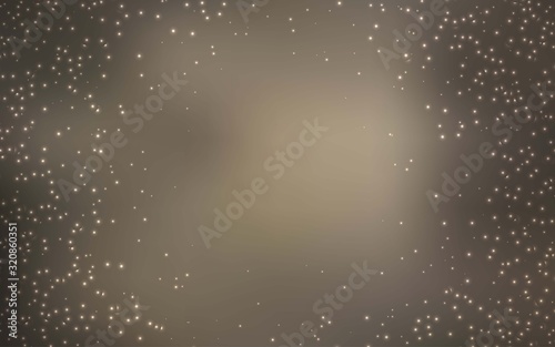 Light Gray vector background with astronomical stars. Space stars on blurred abstract background with gradient. Smart design for your business advert.