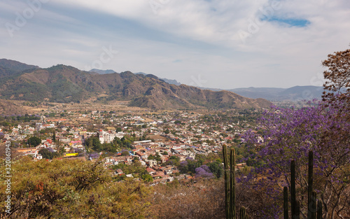 Panoramic view of Malinalco photo