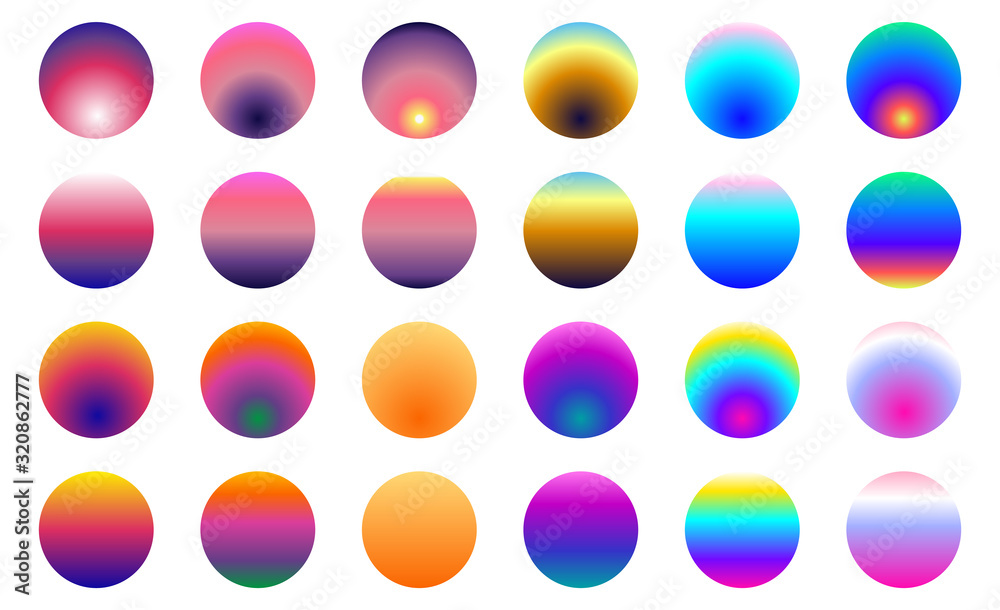 ultimate Colorful gradient trend design element vector