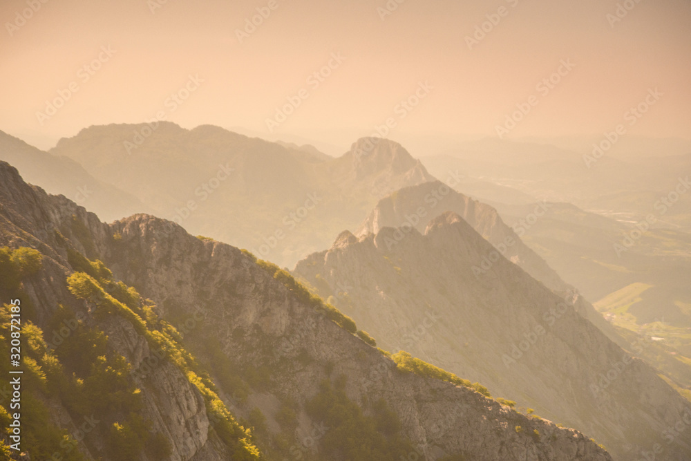 Naklejka premium basque mountains in spain
