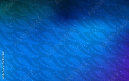 Dark Pink, Blue vector texture with colored lines. Lines on blurred abstract background with gradient. Best design for your ad, poster, banner.