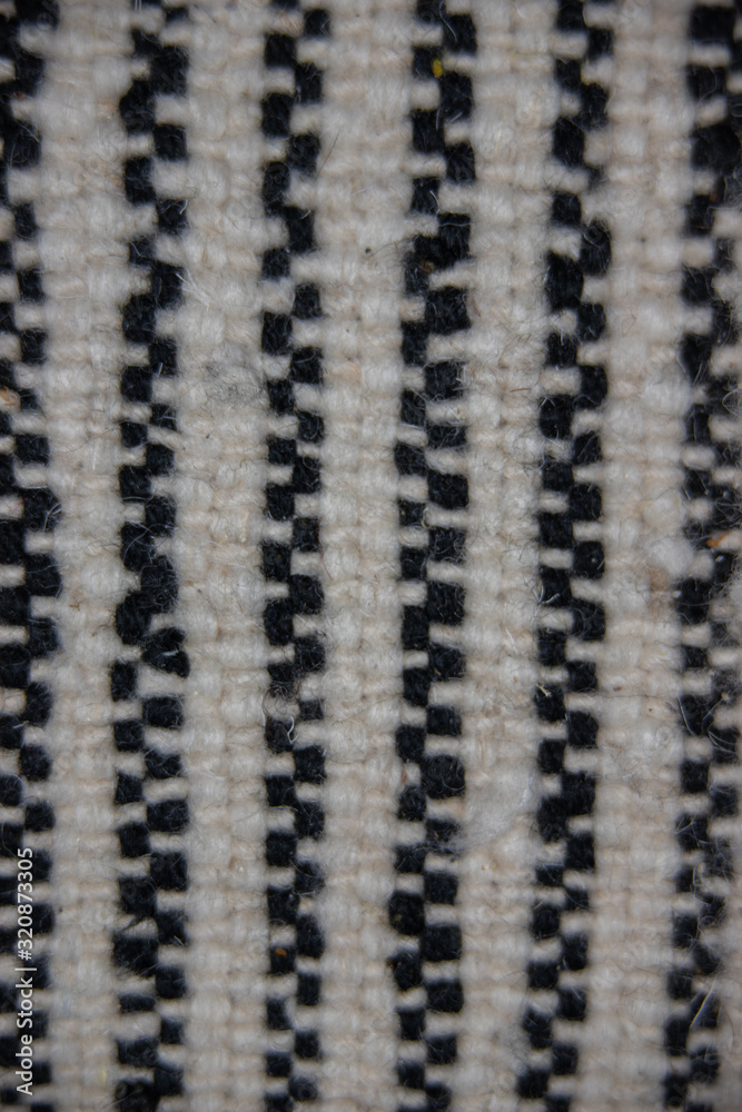 Close up of a berber style carpet